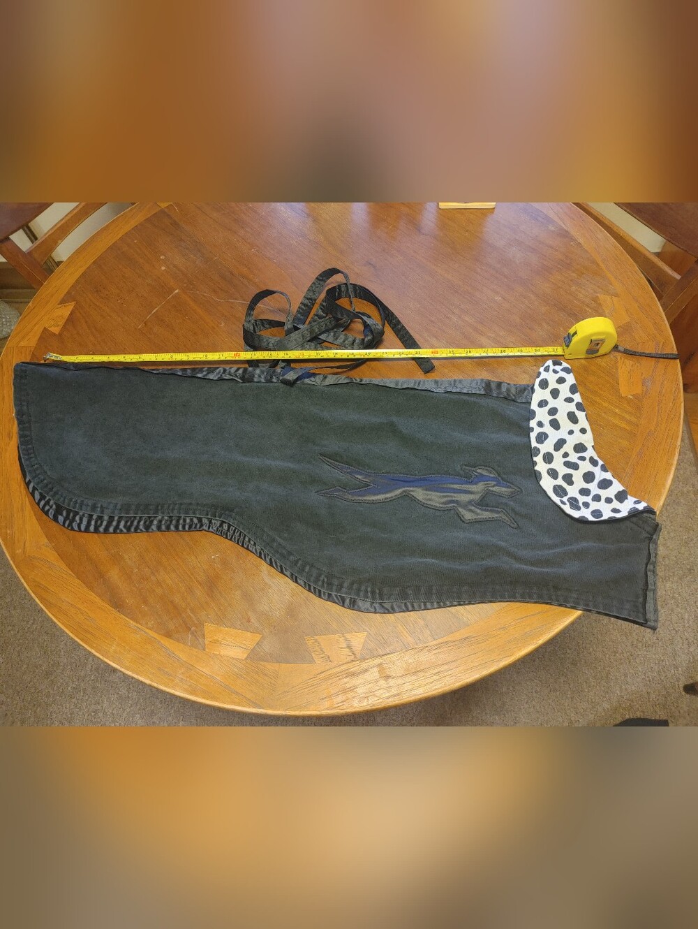 Vintage Home Made Greyhound Dog Sweater Dog Track Racing